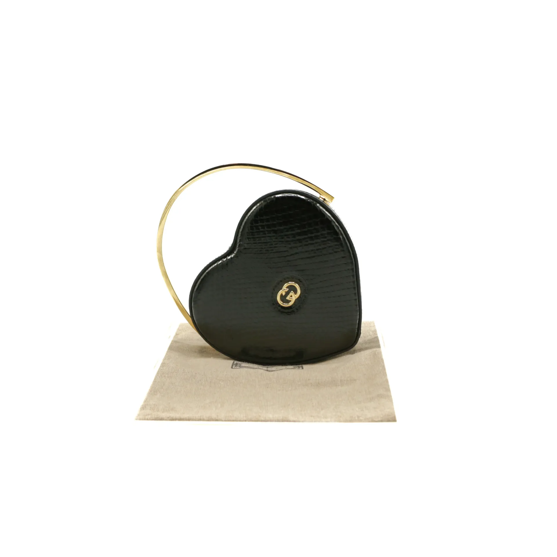Gucci Brodway Mini Python Top Handle Bag Black 741700