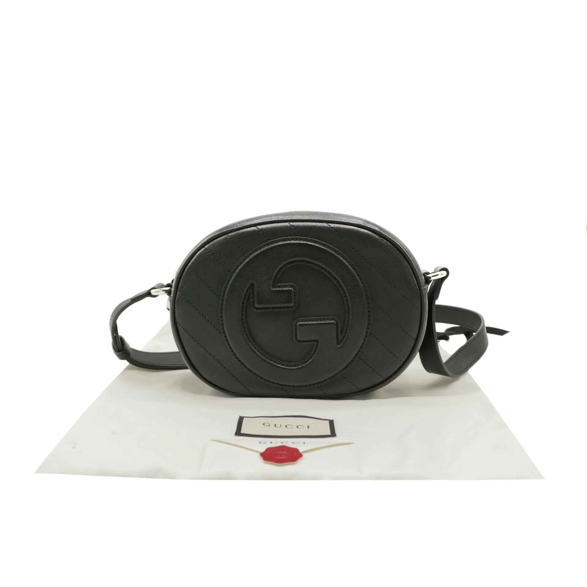 Gucci Blondie Mini Shoulder Bag Black 760175