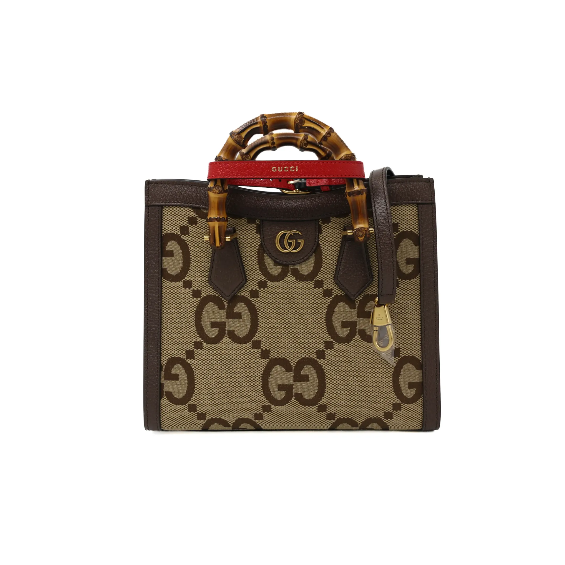 Gucci Jumbo GG Diana Bamboo Top Handle medium tote bag 660195