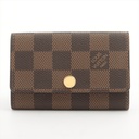 Louis Vuitton - 10489 Damier Multicles 6 Brown Key Case