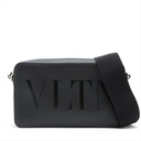 Valentino Garavani VLTN Leather Shoulder bag Black
