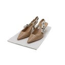 Christian Dior J'Adior Slingback Pump Beige Patent Calfskin Size 37 1/2
