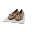 Christian Dior Ballet Flat Nude Quilted Cannage Calfskin Size 38