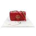 Gucci GG Marmont Matelass Red Bag 446744