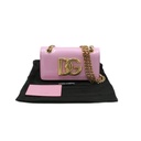 Dolce & Gabbana 3.5 Patent Leather Phone Bag Pink