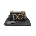 Dolce&Gabbana Calfskin DG Girls Phone Bag Black