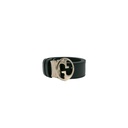 Gucci Calfskin 1973 Reversible Belt Black And Brown 450000 In Size 85 34