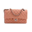 Chanel Lambskin Medium Classic Double Flap Pink