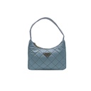 Prada Hobo Quilted Nylon Blue Handbag 1NE051