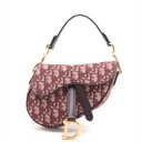 Christian Dior Oblique Saddle Bag Bordeaux