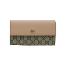 Gucci GG Marmont Leather Continental Wallet Ebony and Beige 795627