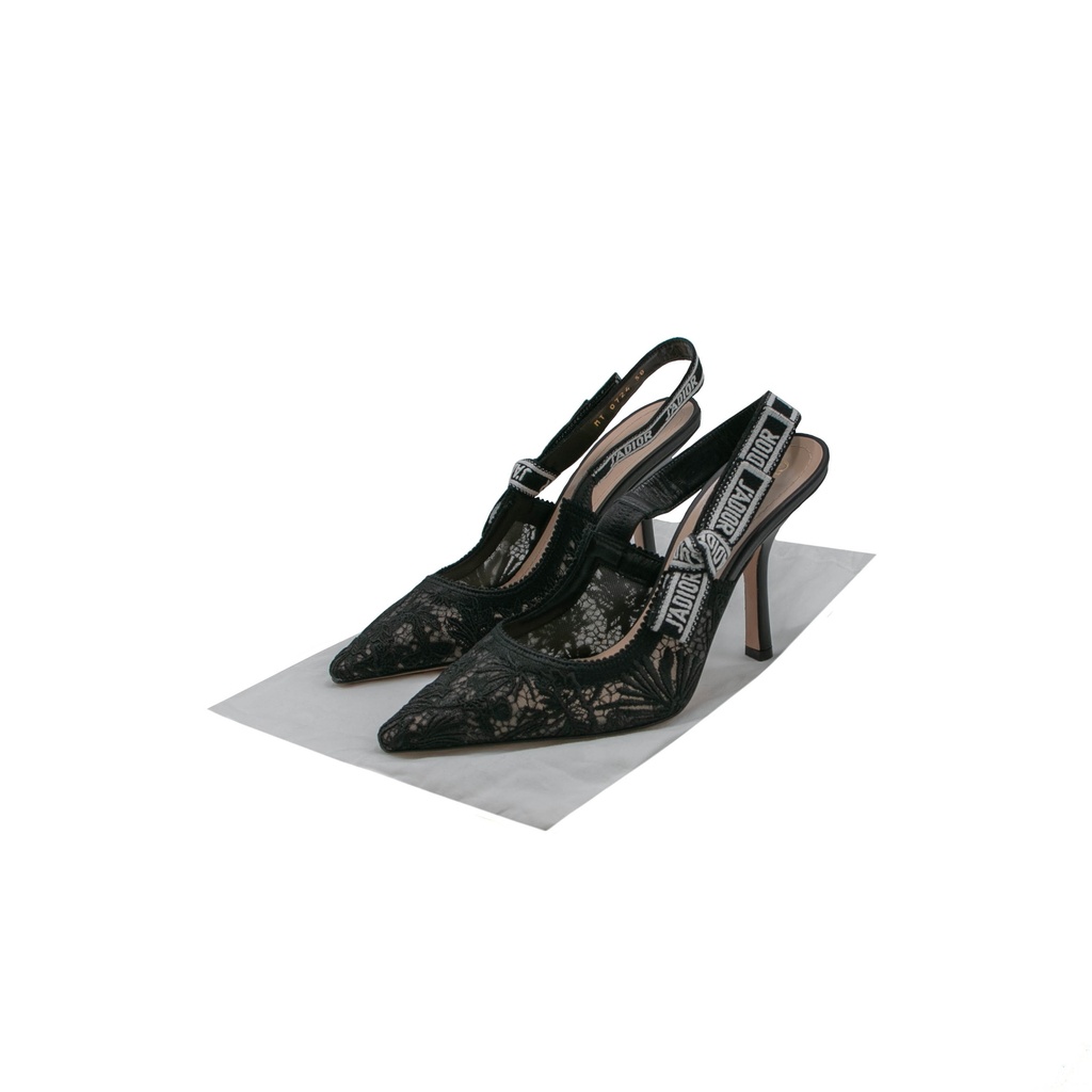 Christian Dior J'Adior Slingback Pump Black Size 36 Women's