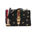 Gucci Sylvie Gold Chain 524405 Handbag