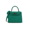 Hermes Kelly 25 Epsom Gold Hardware Green Year 2021 Like New