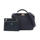 Fendi Cuoio Romano Vitello Bi-Color FF 1974 Mini Peekaboo I SEE U