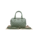 Gucci GG Supreme Light Green Canvas Mini Top Handle Bag 772053