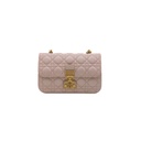 Christian Dior Lambskin Cannage Large Dioraddict Flap Rose Poudre