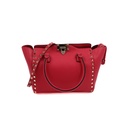Valentino Vitello Small Rockstud Top Handle Pink Bag