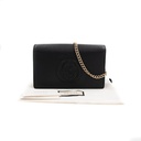 Gucci Soho Wallet on Chain Black Leather Cross Body Bag 598211