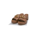 Christian Dior Calfskin 30 Montaigne Mid-Heel Sandals In Size 38