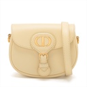 Christian Dior Bobby Leather Shoulder Micro Bag Yellow