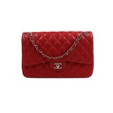 Chanel Classic Lambskin Jumbo Double Flap Bag