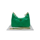 Prada Re-Edition 1995 Padded Green Shoulder Bag