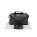 Fendi Vitello Dolce Medium By The Way Boston Bag Black