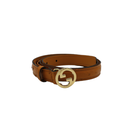 Gucci Ostrich G Buckle Thin Belt 75 30 723073