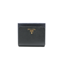 Prada Small Saffiano Leather Black Wallet 1ML018