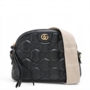 Gucci GG Matelasse Leather Shoulder Bag Black 702229