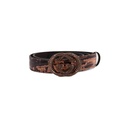 Gucci Calfskin Embossed Tejus Painted Double G 710097 In Size 75 30