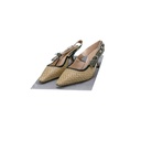 Christian Dior Dioriviera J'Adior Slingback Pump Textured Raffia Size 38