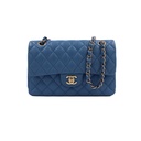 Chanel Classic Caviar Small Bag Blue