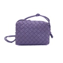 Bottega Veneta Nappa Intrecciato Mini Loop Camera Bag Purple
