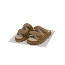 Christian Dior Dioract Sandal Beige Slide Goatskin In Size 41
