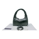 Prada Mini Padded Leather Shoulder Bag Black
