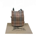 Burberry Small Haymarket Check Lorne Bucket Bag
