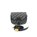 Christian Dior  Oblique Medium Bobby Flap Blue