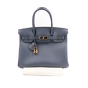 Hermes Birkin 30 Epsom Leather Year 2020 Dark Blue