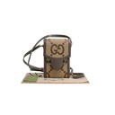 Gucci GG Supreme Horsebit 1955 Mini Brown Bag 625615