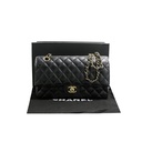 Chanel Classic Caviar Double Flap Medium Bag 
