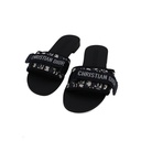 Christian Dior Technical Stretch Fabric Camouflage Slide Blue Size 38