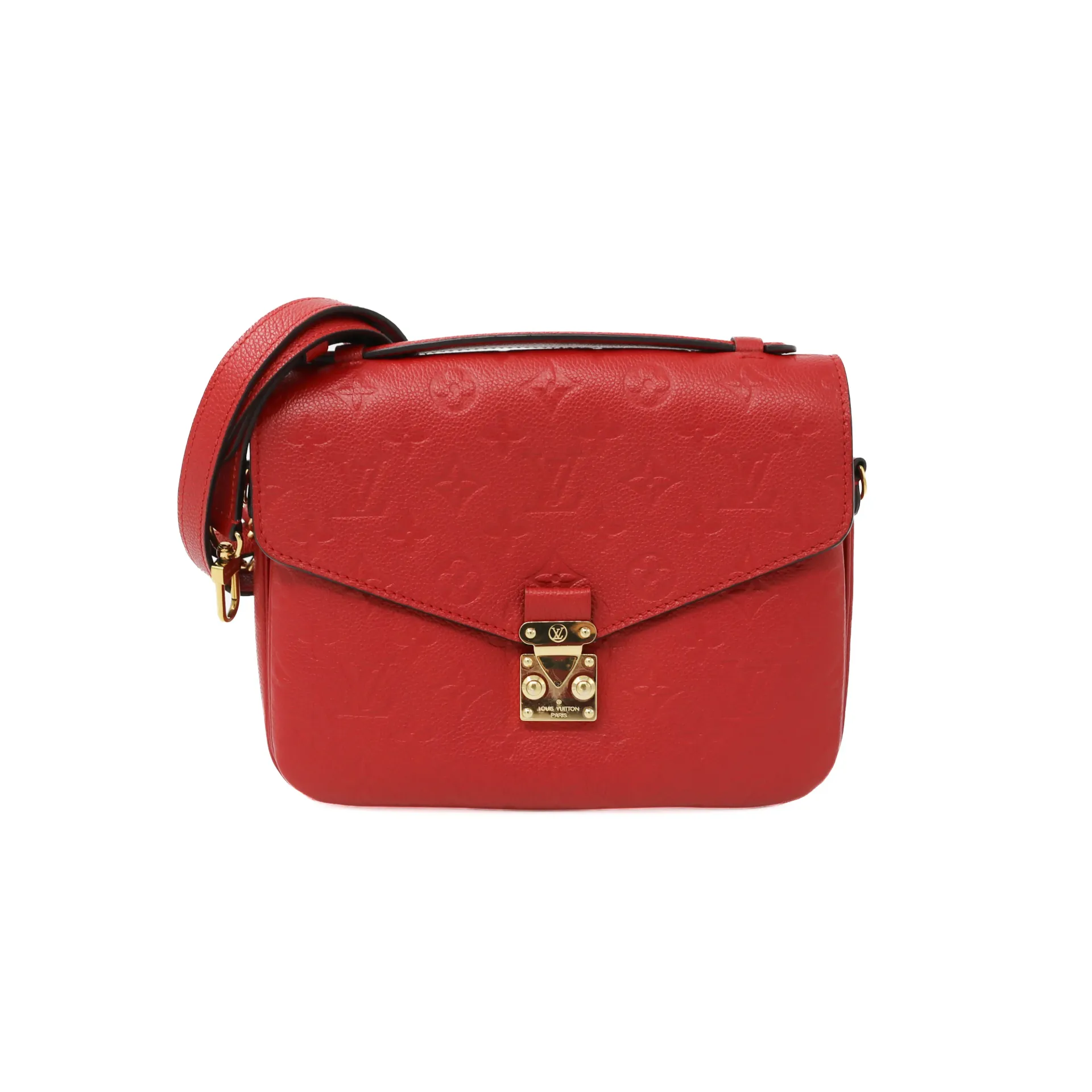 Louis Vuitton Metis Pochette Monogram Empreinte Red