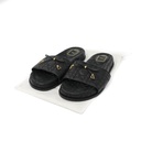 Christian Dior Cannage Slide Black Quilted Cannage Lambskin Size 40