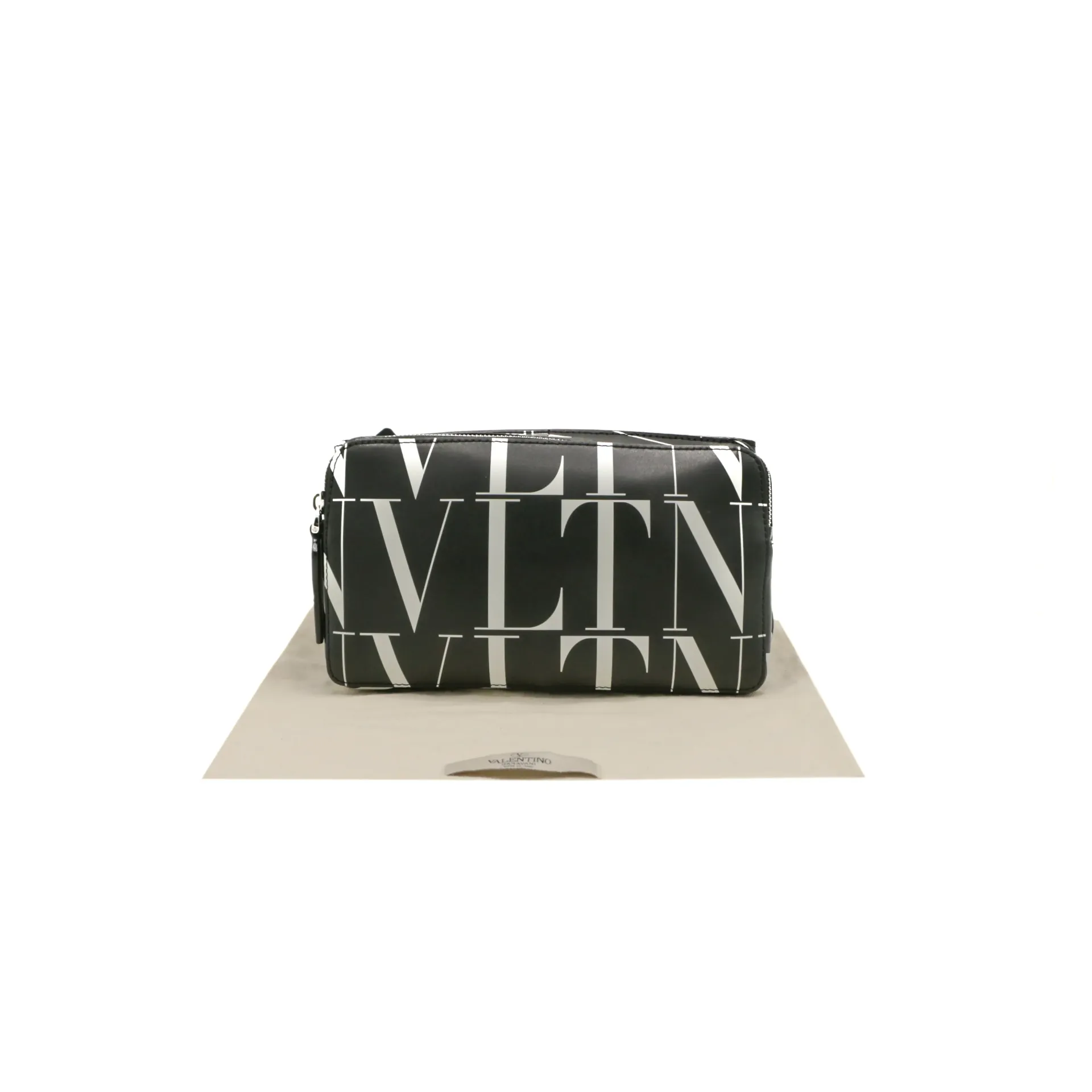 Valentino Belt bag Black with contrast logo print