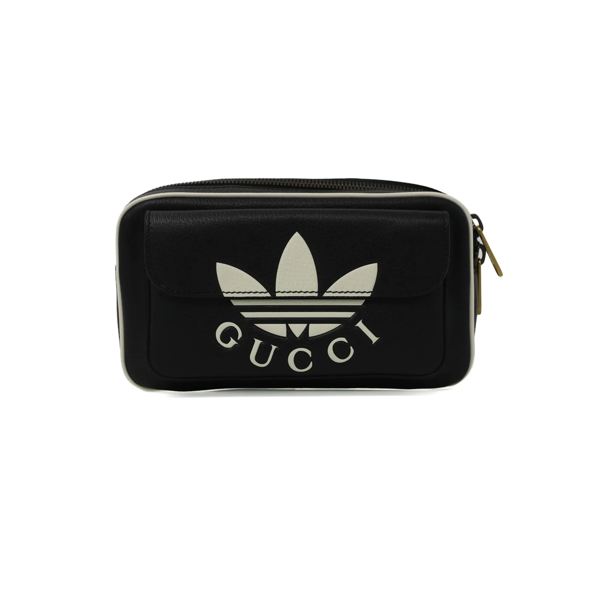 Gucci x Adidas Trefoil Belt Bag Black 722141