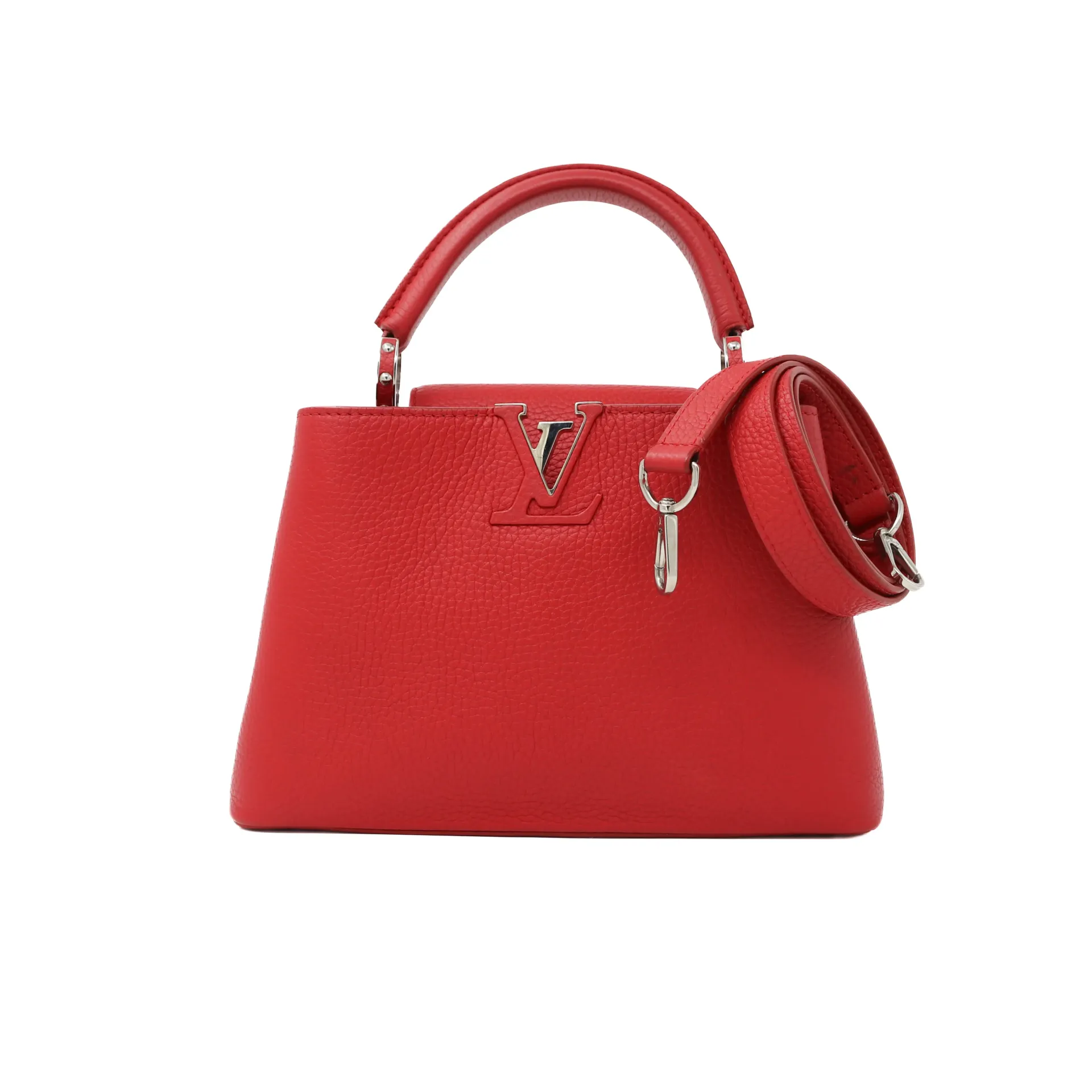 Louis Vuitton Capucines BB Red Handbag
