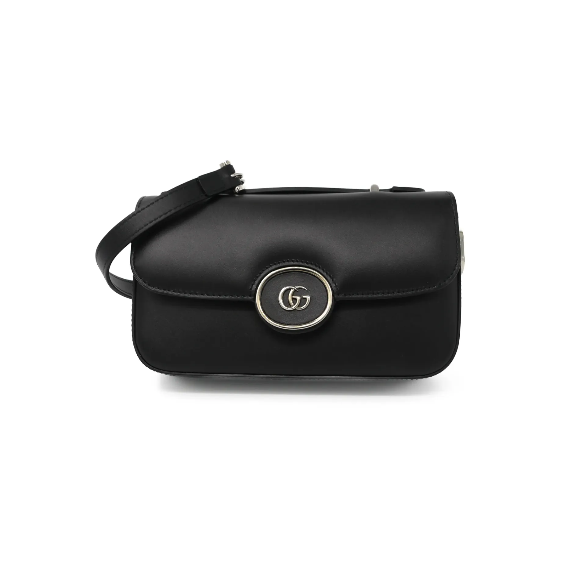 Gucci Petite GG mini shoulder bag in Black 739722